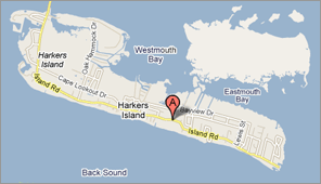 Harkers Island NC Map